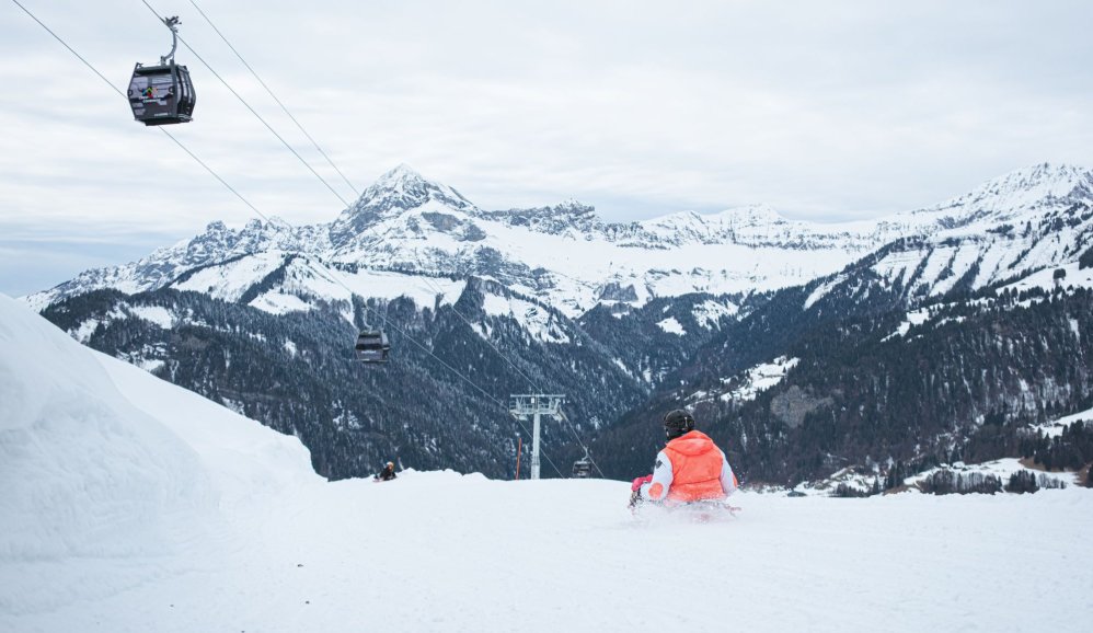 Crestvo'Luge as seen from the Logère gondola