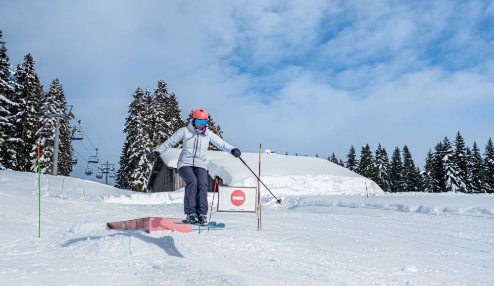 Plateforme snowpark à Crest-Voland Cohennoz