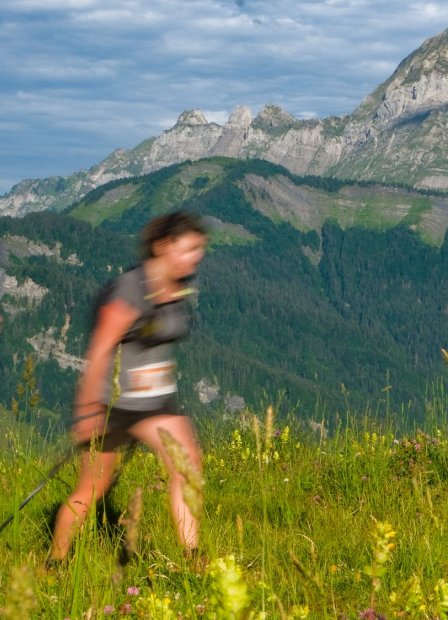 Trail à Crest-Voland Cohennoz