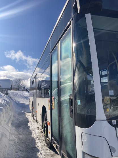 Skibus en hiver
