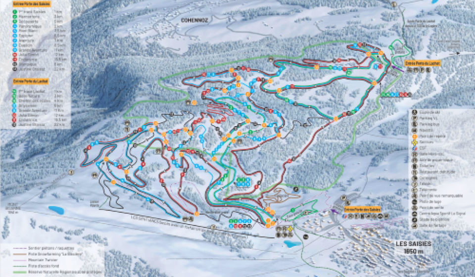 Cross-Country Ski Trail Map